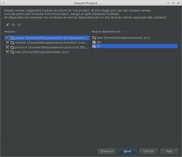 IntelliJ Modules